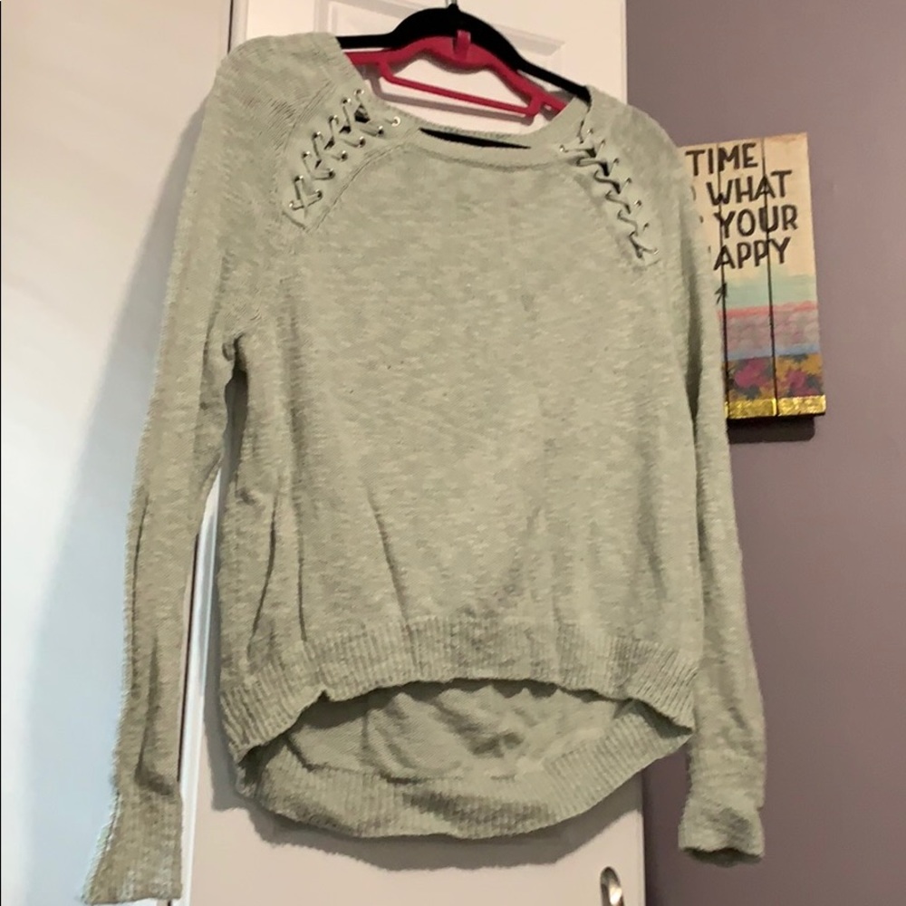GUC- Mint sweater with laced detail